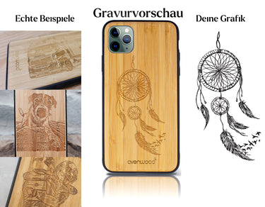 INDIVIDUELL iPhone 11 Pro Bambus-Kunststoff
